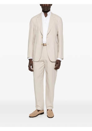 Zegna pleated tailored trousers - Neutrals