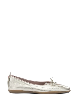 Halmanera Jana metallic lace-up ballet flats