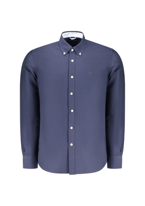 North Sails logo-embroidered oxford shirt - Blue