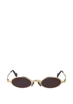 Kuboraum Maske Z24 oval-frame sunglasses - Gold
