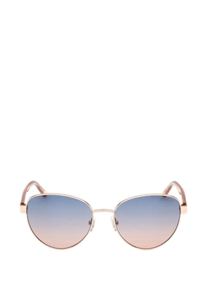 GUESS EYEWEAR gradient-lens geometric-frame sunglasses - Pink