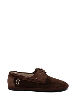 Gondolina Briccola suede boat shoes - Brown