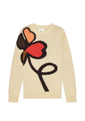 NN07 Todd intarsia-knit sweater - Neutrals