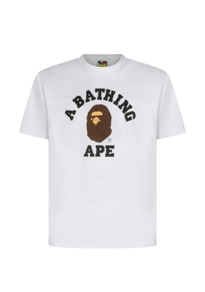 BAPE BLACK by *A BATHING APE® College T-shirt - White