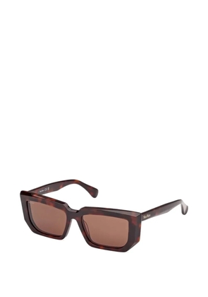 Max Mara Eyewear geometric-frame sunglasses - Brown