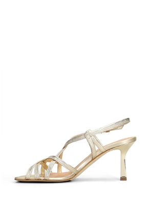The Seller strappy metallic-effect sandals - Gold
