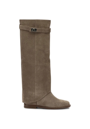 Via Roma 15 suede boots - Brown