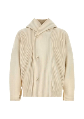 Homme Plissé Issey Miyake pleated jacket - Neutrals
