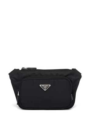 Prada logo-appliqué Re-Nylon belt bag - Black