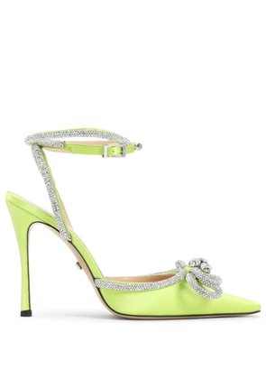 MACH & MACH 110mm Double Bow pumps - Green