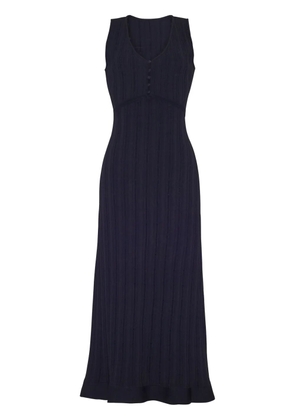 Adam Lippes Mysa pointelle-knit midi dress - Black