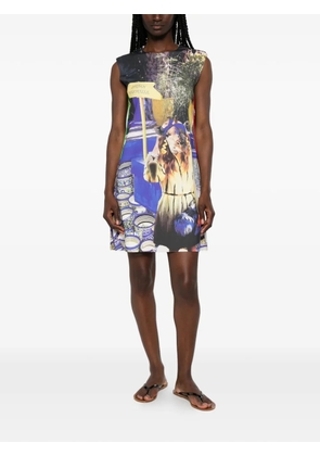 The Artistylist Jardin Majurelle sleeveless dress - Blue