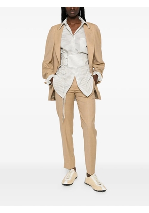 MM6 Maison Margiela single-breasted blazer - Neutrals