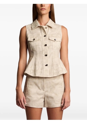 HEVRON Lilah printed shorts - Neutrals