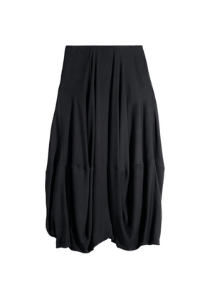 LEMAIRE balloon crepe skirt - Black