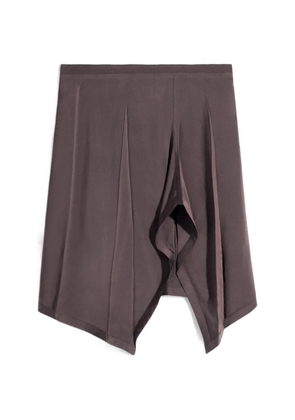 LEMAIRE pleated skirt - Brown