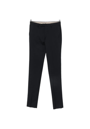Incotex slim-fit wool trousers - Black