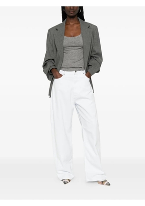 SAMSOE SAMSOE Sadou ribbed-knit tank top - Grey