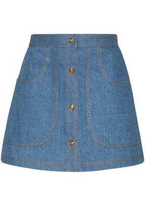 Adam Lippes Bennet skort - Blue