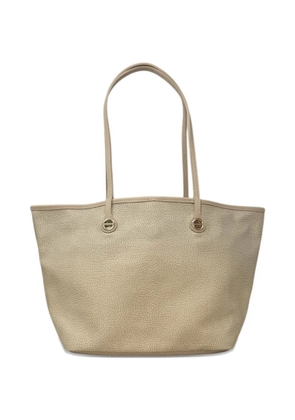 Borbonese medium Flight printed tote bag - Neutrals