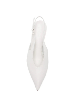 Vic Matie pointed-toe slingback pumps - White