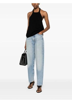 AGOLDE faded pressed-crease jeans - Blue