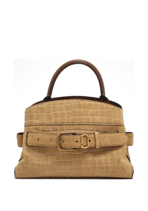 Marc Jacobs croc-effect buckled tote bag - Neutrals