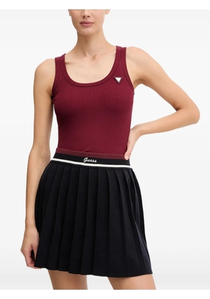 GUESS USA elasticated-waist mini pleated skirt - Blue