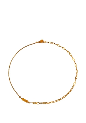 Gem Kingdom logo-engraved multi-chain necklace - Gold