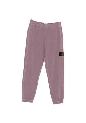 Stone Island logo-patch track pants - Purple