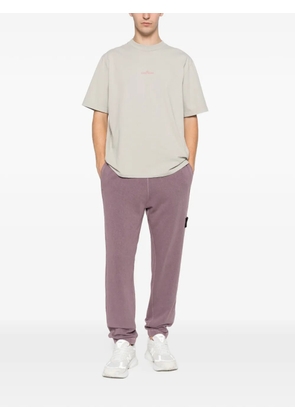 Stone Island logo-patch track pants - Purple