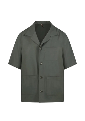 Santaniello patch-pocket short-sleeve shirt - Green