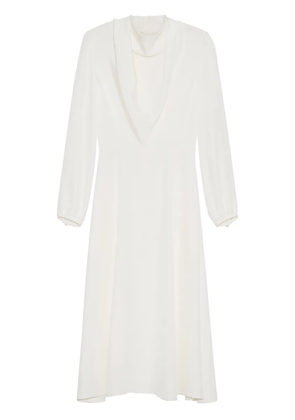 Adam Lippes Blythe silk crepe midi dress - White
