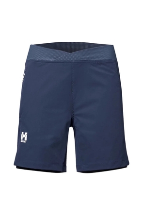 Pascal Millet Cimaï Poly logo-print shorts - Blue