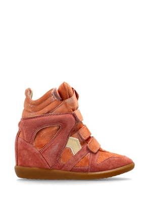 ISABEL MARANT Balskee wedge sneakers - Orange