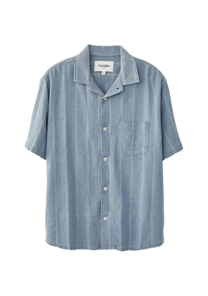 Corridor striped seersucker shirt - Blue