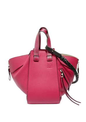 Loewe Pre-Owned 2016-2018 large Hammock leather tote bag - Pink