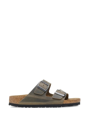 Birkenstock Arizona buckled leather sandals - Brown