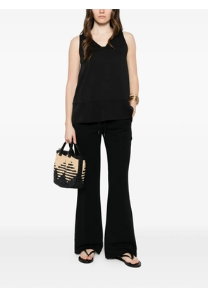 Margittes drawstring-waist track pants - Black