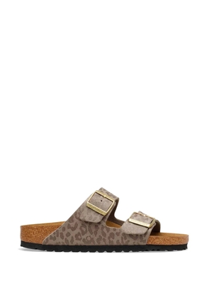 Birkenstock Arizona leopard-print sandals - Neutrals