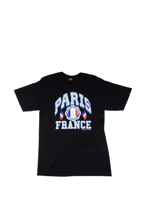 Stüssy paris france graphic t-shirt - Black