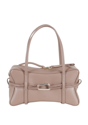 BIASIA Edwige 4Ever carabiner-detail leather tote bag - Neutrals