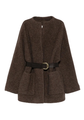 Ba&Sh Claudy belted coat - Brown
