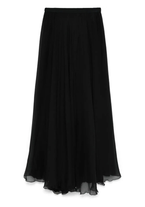 Forte Forte silk georgette maxi skirt - Black