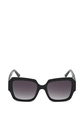 GUESS EYEWEAR geometric-frame sunglasses - Black