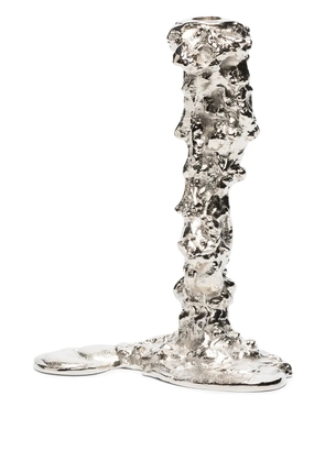 POLSPOTTEN large Drip candle holder - Silver