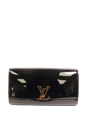 Louis Vuitton Pre-Owned Louise EW Monogram Vernis leather clutch bag - Black