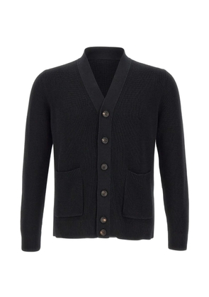 Filippo De Laurentiis V-neck cotton cardigan - Blue