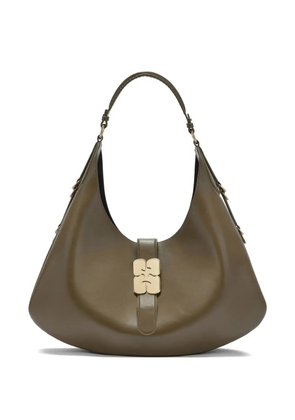 GANNI large Kat shoulder bag - Green