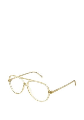 VALENTINO GARAVANI EYEWEAR VLogo pilot-frame glasses - Neutrals